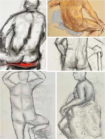 Life drawing with David