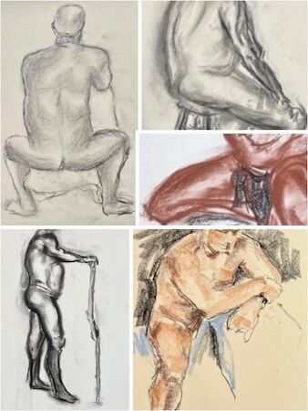 Life drawing with David