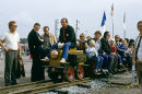 Replica of the first electric train at Bochum, 1985