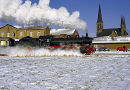 German steam train.