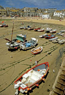 Low tide at St.Ives in 1990.