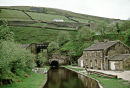 Standedge Tunnel at Marsden on the Huddersfield narrow canal in the 80s.