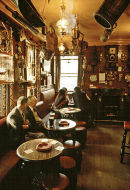 In the Olde Ship Hotel pub in the late 80s.