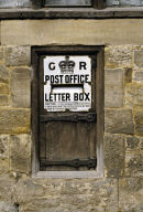 Georgian unpainted Letter Box.