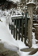 Wintry conditions at Sunnyside Cottage,