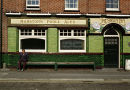 Waiting for "opening time" at the Swan Inn,Poole, Dorset in the 80's