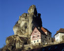 Tüchersfeld in the Frankische Schweiz, Bavaria, Germany.