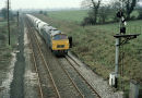 London bound china clay train near Bruton, Somerset in late 70's
