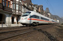 German ICE train Bacharach, Germany.