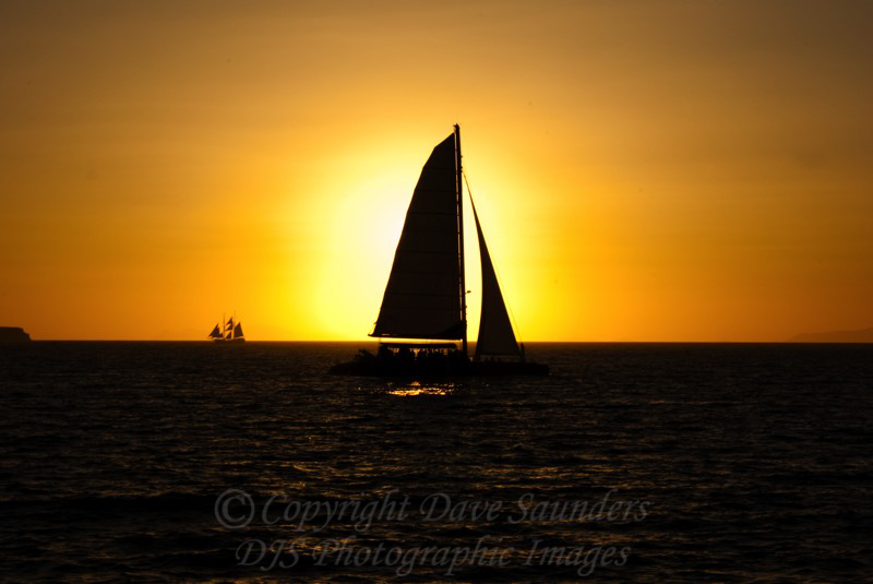 Sunset on the Caldera