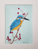 Kingfisher and Berries