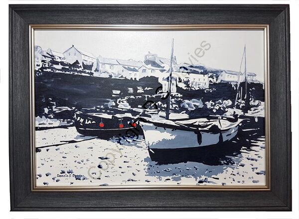 Port Coverack, Cornwall - Framed Oil Painting (Currently in Exhibition)