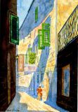 The Green Shutter, Kotor, Montenegro