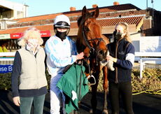 Racing TV Conditional Jockeys' H'cap Hurdle.