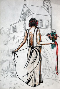 A Bird in Hand, 2020, 15cm x 20.5cm, mixed media