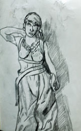 Bargue 03, 6in x 8in, charcoal pencil
