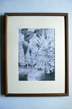 Bennachie, 29.5cm x 40.5cm, graphite pencils