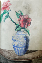 Classic Still-Life, 6in x 8in, coloured pencils
