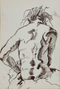 Copy after Tiepolo 07, 15cm x 20.5cm, sepia pencil