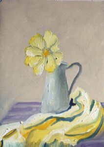 Daisy, 23cm x 30.5cm, oil