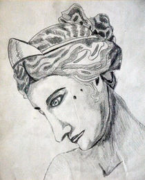 Dianid, 8in x 12in, charcoal pencil