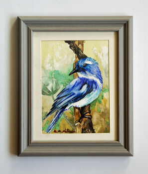 Finch, 2021, 15cm x 20.5cm, watercolour
