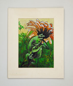 Frog, 2021, 15cm x 20.5cm, inks