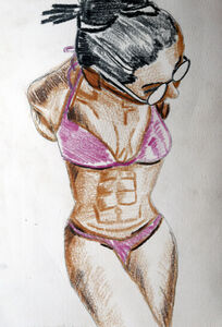 Hey Sunshine, 15cm x 20.5cm, coloured pencils