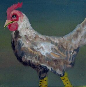 I am Dandy Thanks, 20cm x 20cm, oil
