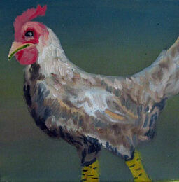 I am Dandy Thanks, oil on canvas, 20cm x 20cm