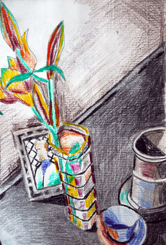 In Memory, 2019, 11.5cm x 18cm, mixed media
