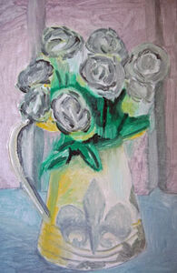 Joie De Vie, 25.5cm x 40.5cm, oil on board