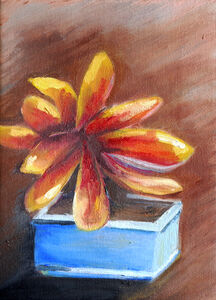 La Moderna, 07,04,2021, 18cm x 24cm, oil on canvas