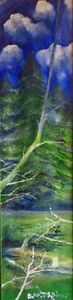 Longevity, oil on canvas, 25cm x 100cm, 20,12,2006