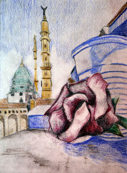 Love of the World, 2020, 15cm x 20.5cm, coloured pencils