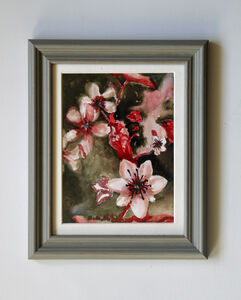 Pink Blossom, 2021, 15cm x 20.5cm, watercolour