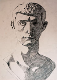Plate 1,50. 9in x 12.5in, charcoal pencil