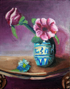 Porcelain Jug, 20cm x 25.5cm, oil on board, 05,01,2021