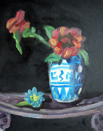Porcelain Jug, 8in x 10in, oil on board