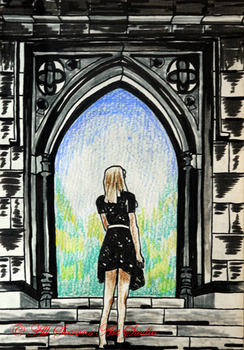 Puberty, 2020, 15cm x 20.5cm, mixed media