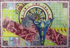Renaissance Decoration, watercolour, 14cm x 20cm, 2006