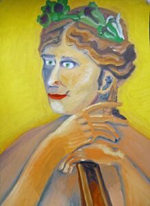 Shephardess, 30.5cm x 40.5cm, oil