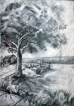 Skene Garden 02, 2020, 15cm x 20.5cm graphite pencil
