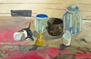 Spanish Still-Life, 38cm x 56cm, oil