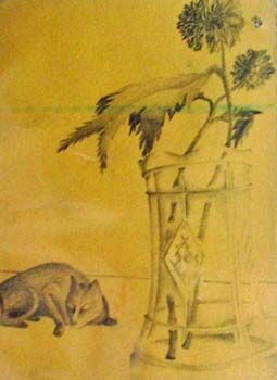 Still Life Sketch, 2002, 10.5cm x 14.5cm, graphite pencil