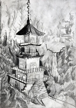 The Art of Zen, 2020, 15cm x 20.5cm, graphite pencil