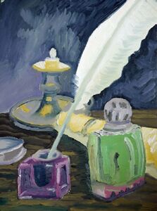 The Modern Man, 30.5cm x 40.5cm, oil