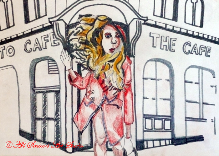 The Royal, 20cm x 29cm, mixed media