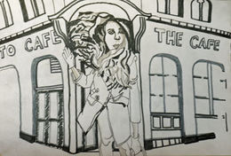 The Royal, 8in x 12in, pens