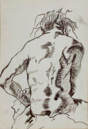 Tiepolo 07, 6in x 8in, sepia pencil